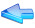 Blue Glass Arrow RTL.svg